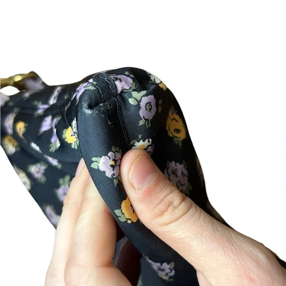 Coach Floral Crossbody Bag - Navy and Lavender - Picture 3 of 13